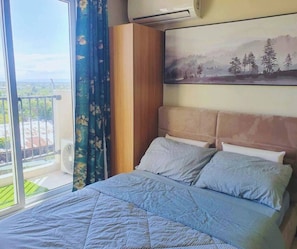 1 habitación y ropa de cama
