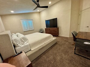 4 bedrooms, iron/ironing board, WiFi, bed sheets