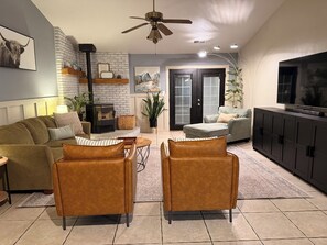 تلفزيون، مدفأة