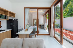 One Bedroom Pool Villa | Living area