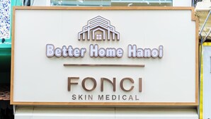 A storefront with a sign for 'Better Home Hanoi' and 'FONCI Skin Medical'. - Better Home Hanoi (Hanoi)