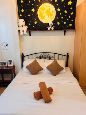 ห้องพัก, 1 ห้องนอน, ระเบียง | 1 ห้องนอน