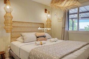 2 bedrooms, iron/ironing board, free WiFi, bed sheets