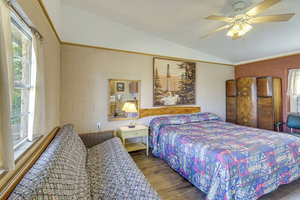 Whitney Vacation Rental | Studio | 1BA | 300 Sq Ft | Small Step to Enter