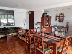 Fridge, microwave, blender, griddle