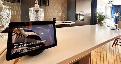 Ambient lounge with sundeck and free parking