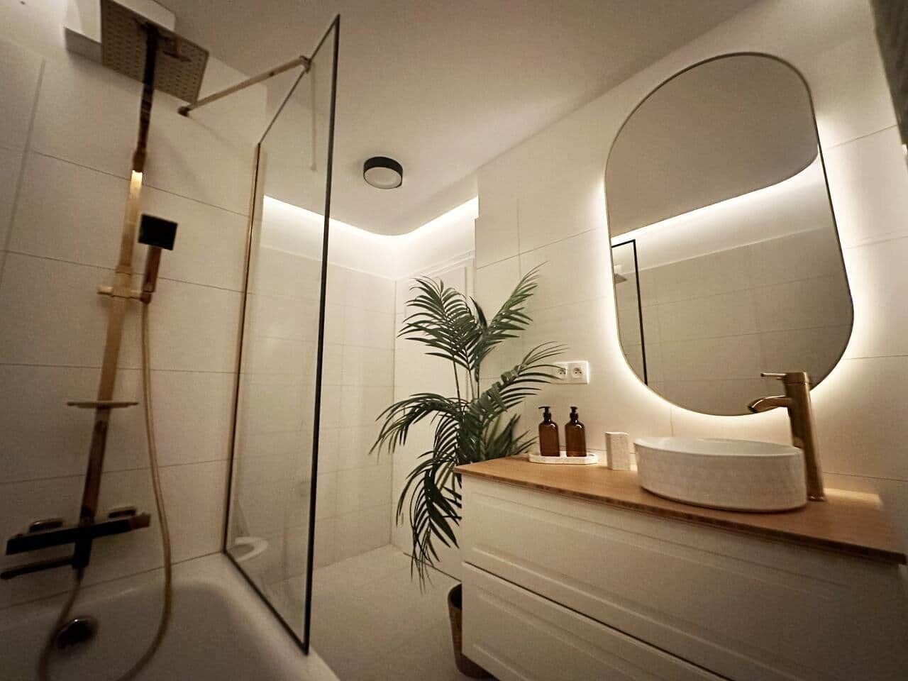 Hair dryer, soap, toilet paper
