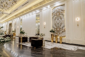 Outdoor banquet area