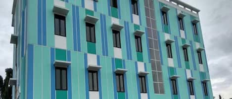 Fassade der Unterkunft
