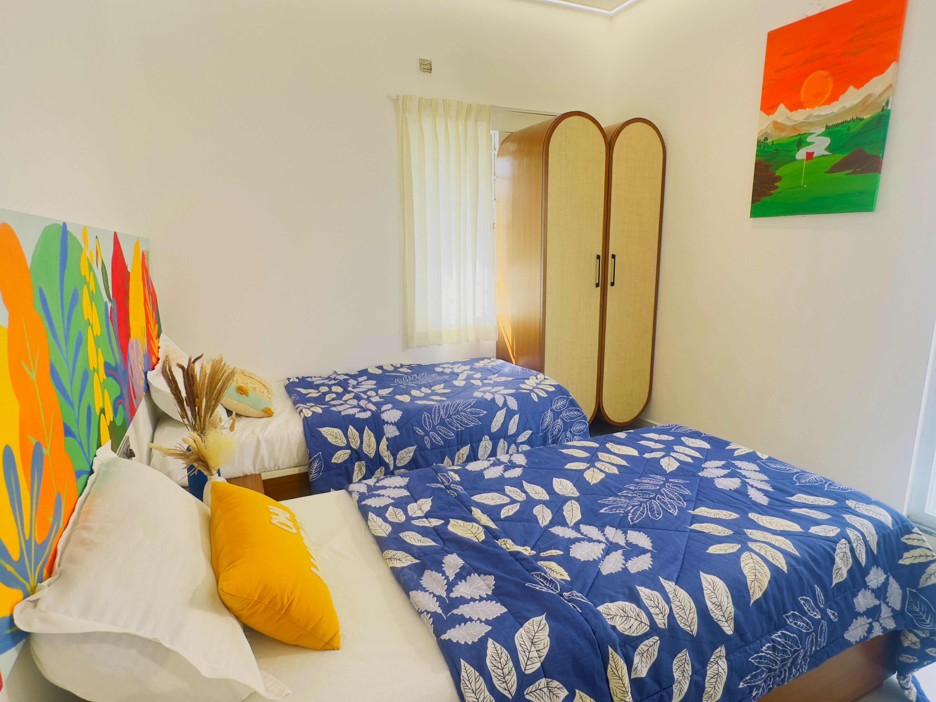 3 多间卧室、上网接入、床单