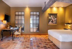 Exclusieve suite, uitzicht op park | Gratis wifi
