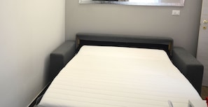 1 bedroom, iron/ironing board, bed sheets