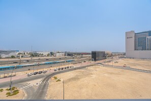 Exclusive Apartment, Balcony, City View | Balcony view - PVH - Modern 1BR - Alexis Tower (Dubai)