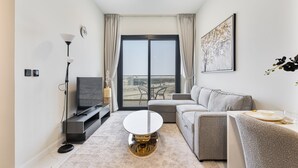 Leilighet – exclusive, balkong, byutsikt | Oppholdsrom