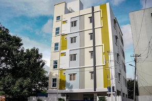 Fassade der Unterkunft