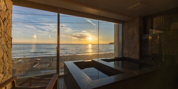 Villa, Se admiten mascotas, vistas al mar | Baño | Albornoces