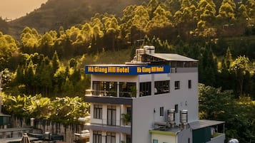 Voorkant van accommodatie