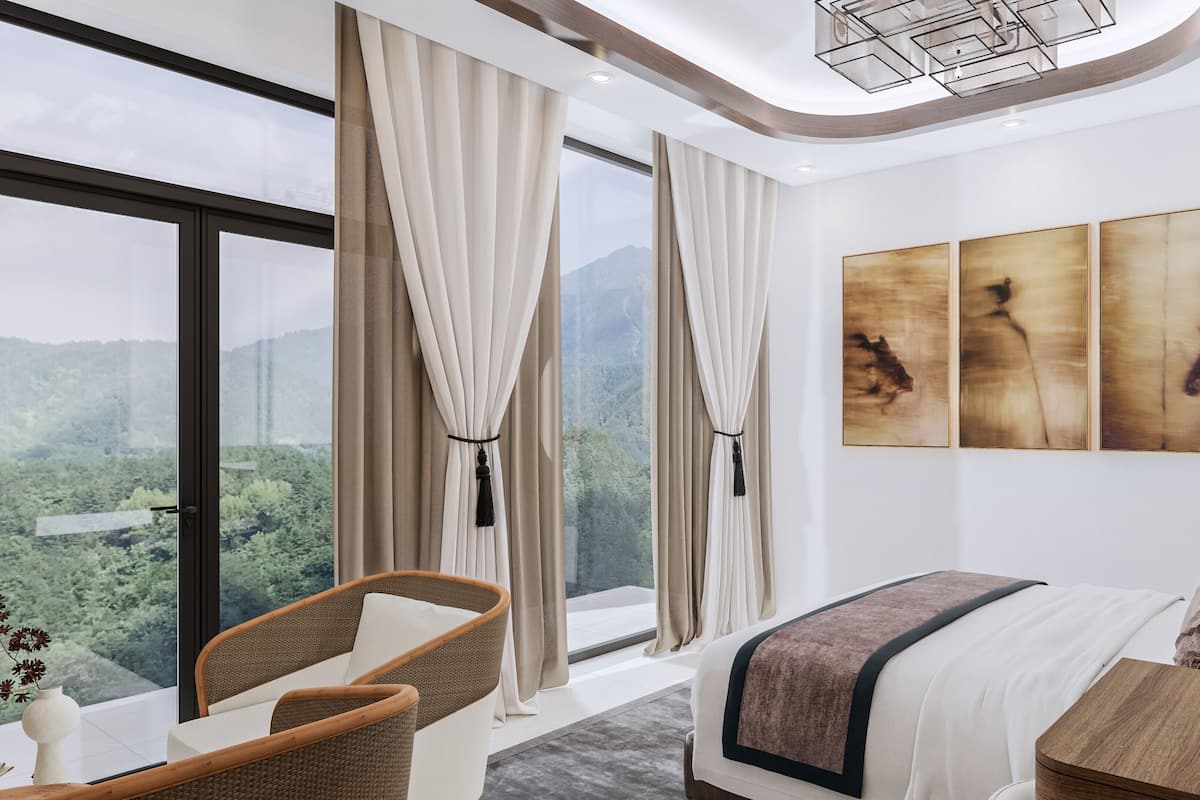 Suite, balcón, vistas a la montaña | Caja fuerte y wifi gratis