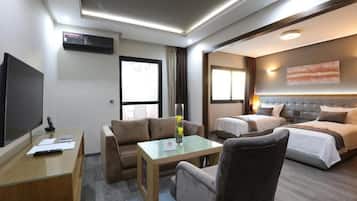 Twin Room, City View | In-room safe, iron/ironing board, free WiFi