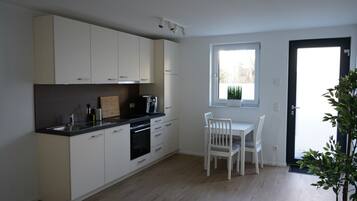 Microwave, stovetop, dishwasher