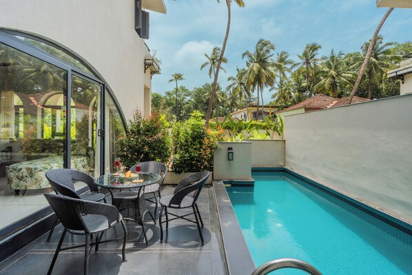 Indoor pool - BellaVie | 3-BHK Villa With Private Pool & TV Lounge Area In A Gated Complex (Siolim)