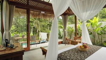 Deluxe-Villa, Talblick | Schreibtisch, kostenloses WLAN, Bettwäsche