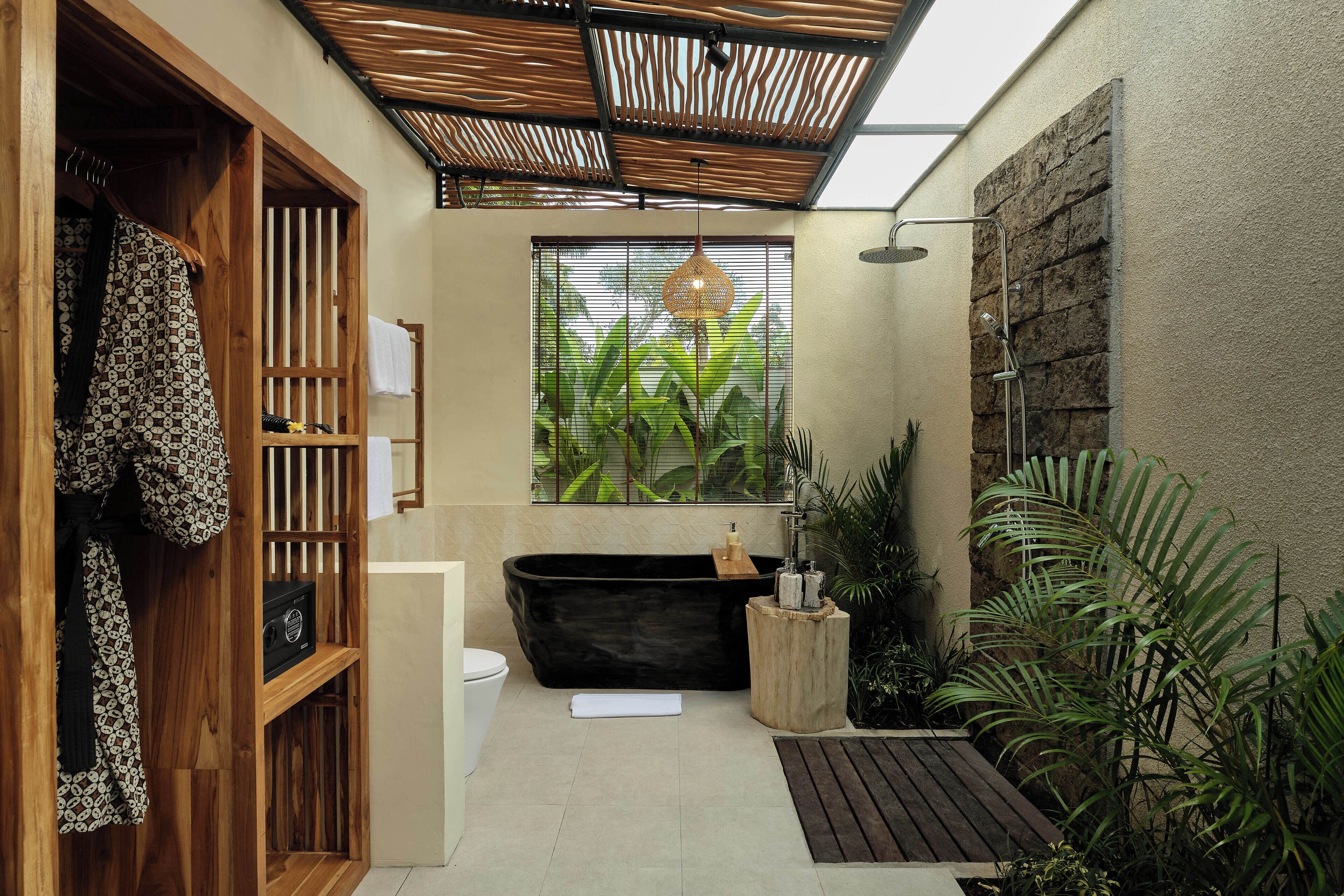 One Bedroom villa private pool with Jungle view | Bathroom | Free toiletries, hair dryer, slippers, towels