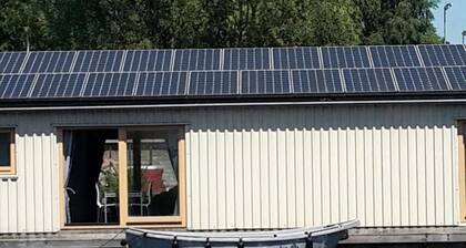 Boathouse Amsterdam with bikes