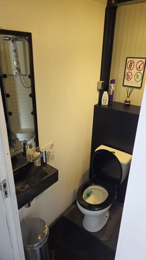 Hair dryer, towels, soap, toilet paper - Boathouse Amsterdam with bikes (Amsterdam)