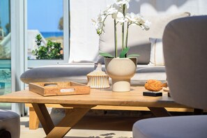 Smart TV, books, stereo