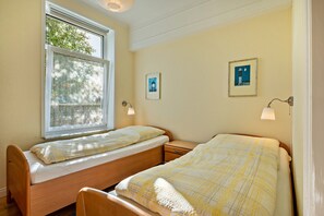 1 室のベッドルーム、WiFi、ベッドシーツ