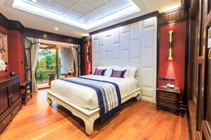 Deluxe Double or Twin Room, Balcony, Garden View | In-room safe, desk, blackout drapes, iron/ironing board