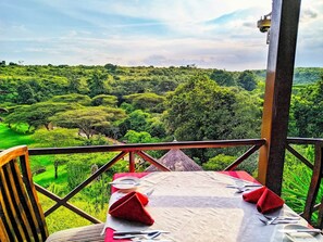 Enkeltrom – superior, balkong, hageutsikt | Balkong