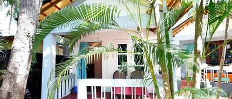 Majoituspaikan julkisivu