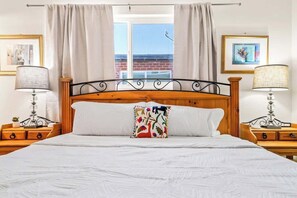 2 bedrooms, iron/ironing board, travel crib, WiFi