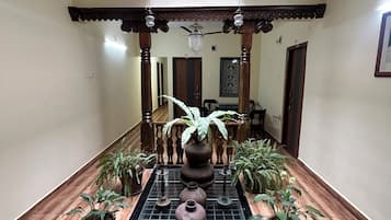 Interior entrance