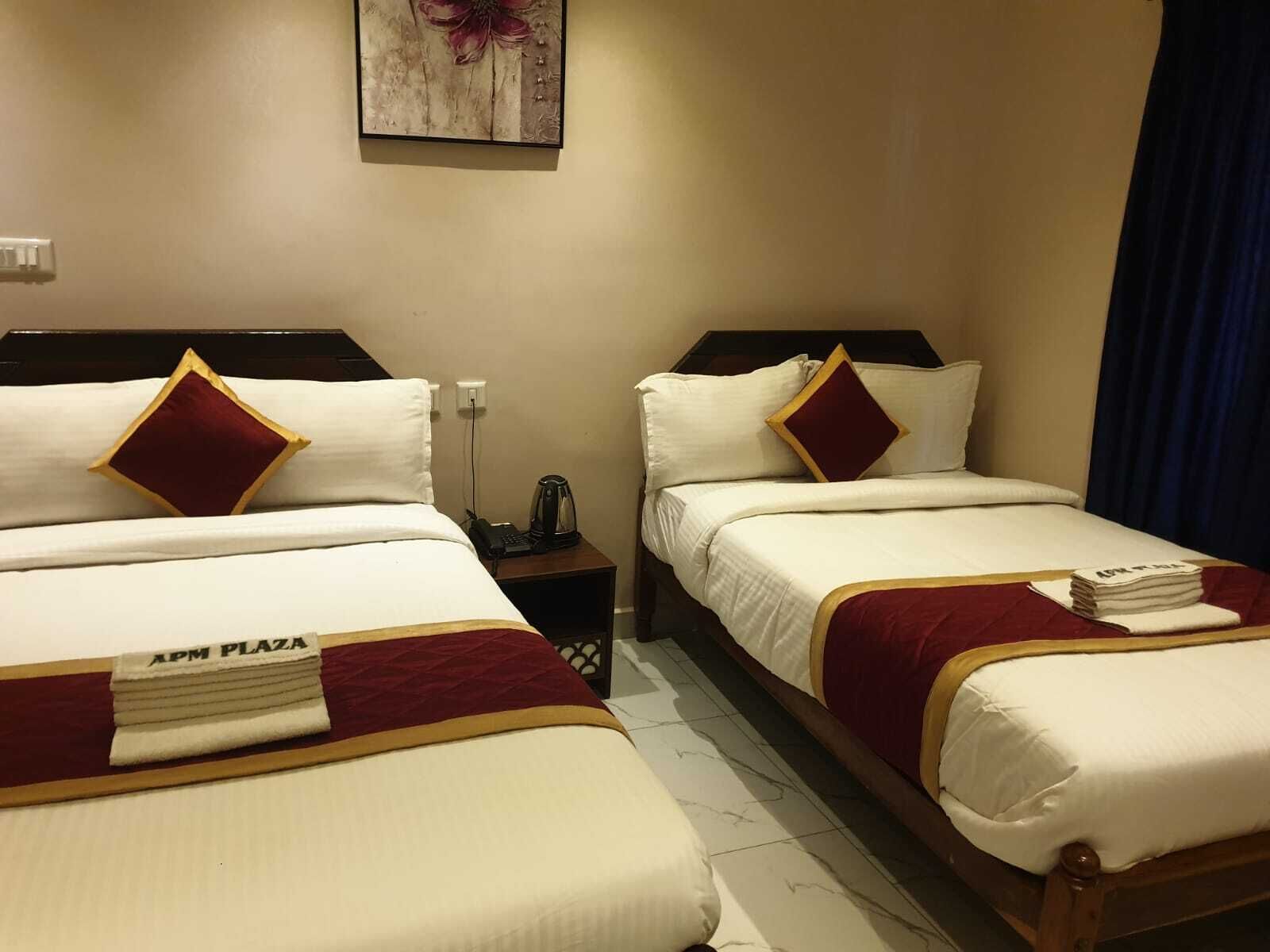 In-room safe, blackout curtains, soundproofing, free WiFi