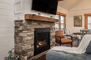 TV, fireplace, DVD player, table tennis