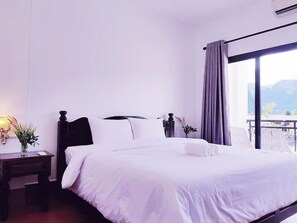 Standard-Doppelzimmer, Gartenblick | Schreibtisch, kostenloses WLAN