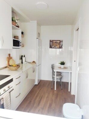 Microwave, oven, stovetop, paper towels