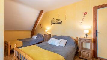 2 habitaciones, tabla de planchar con plancha y wifi