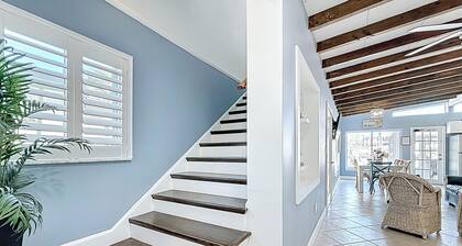 Waterfront Retreat Walk to Beach Pool Home