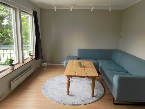 3-bedroom apartment with free parking in central Tromsø