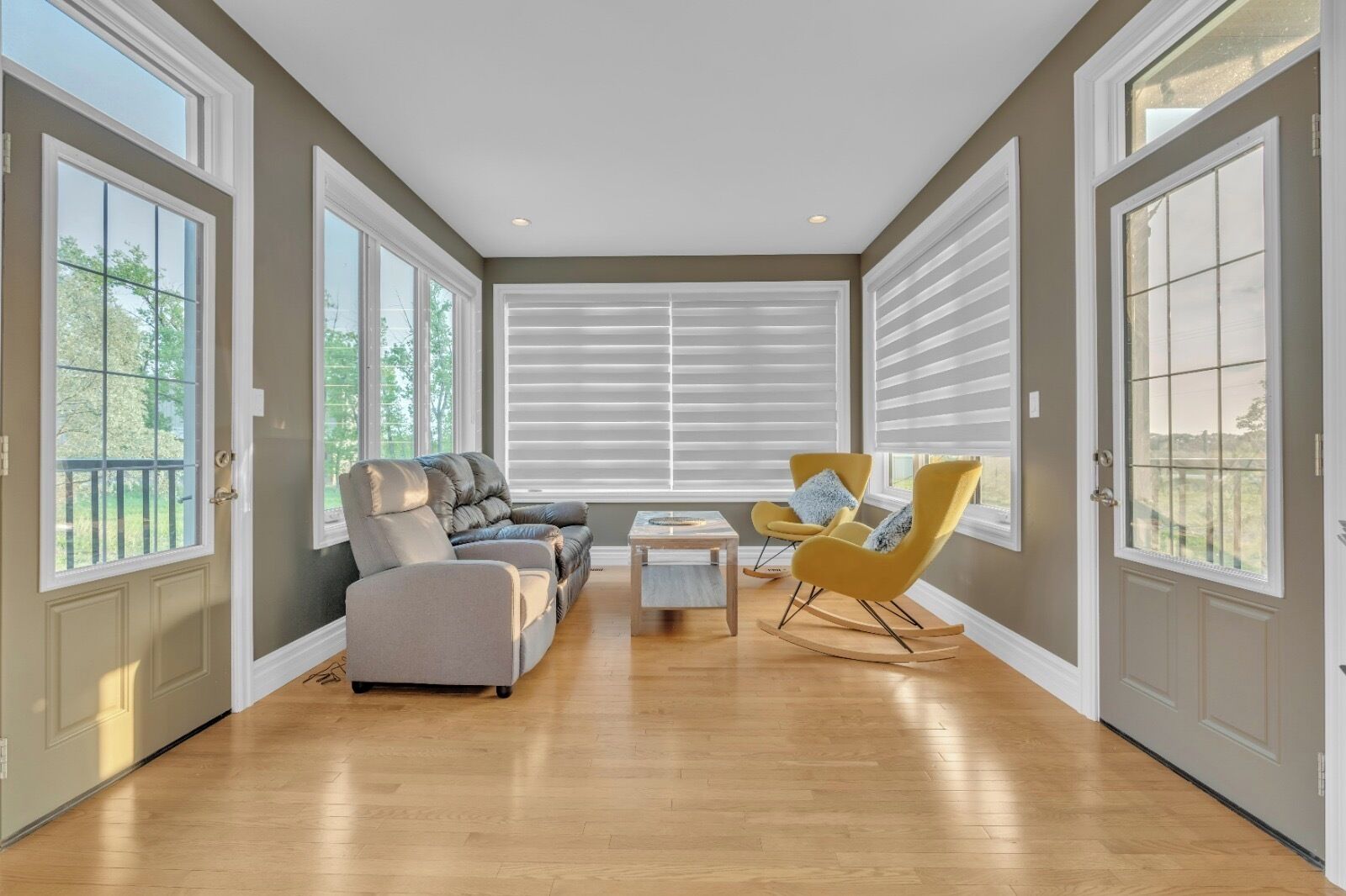 TV connectée, cheminée, livres