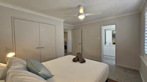 2 slaapkamers, beddengoed