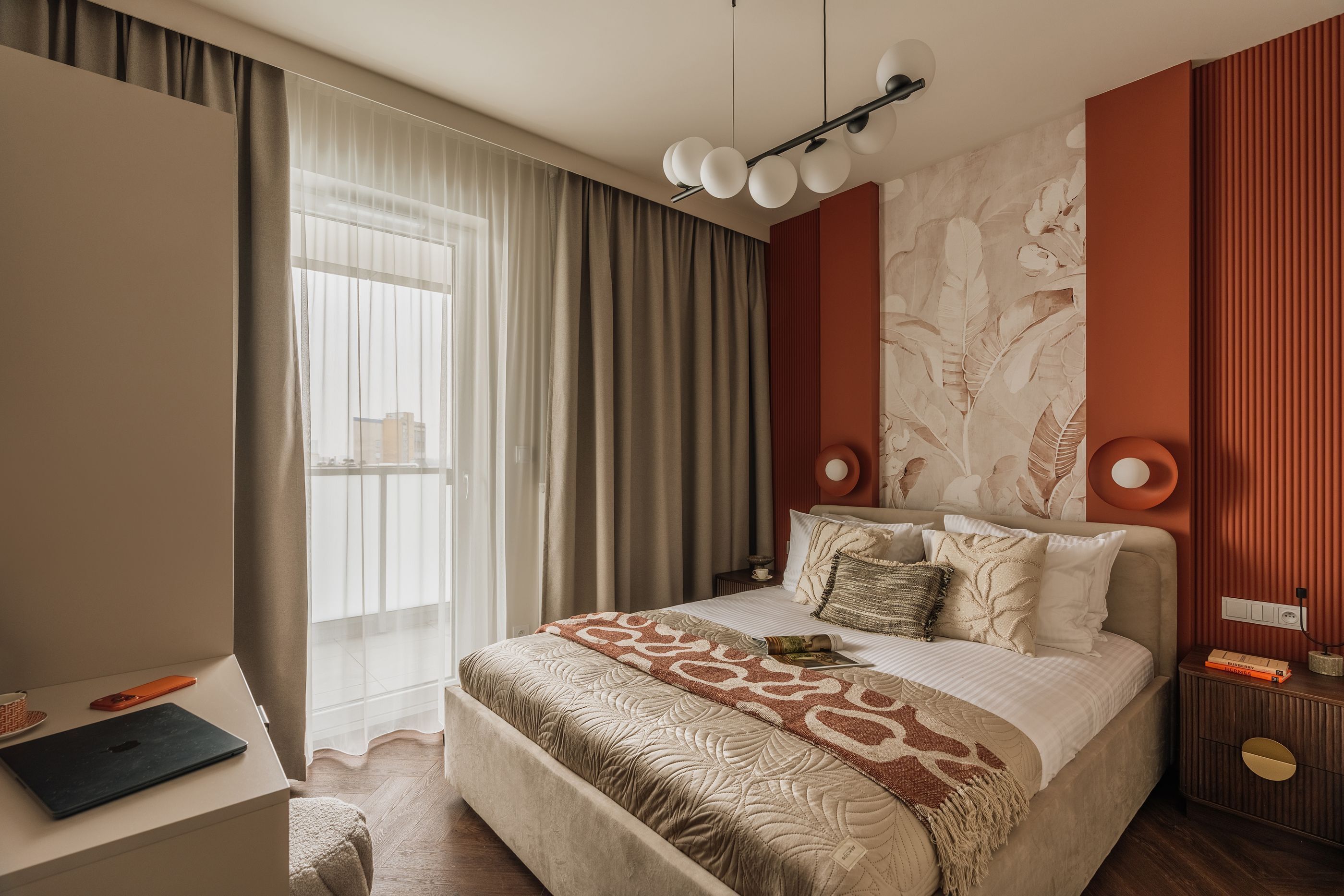 時尚公寓 | 獨特裝潢、布置獨特、筆電工作空間、熨斗/熨衣板