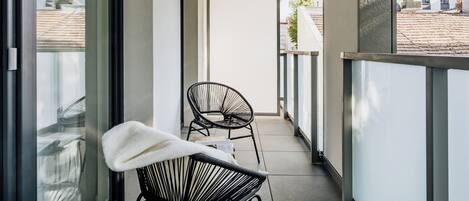 Classic Apartment, Balcony, Courtyard View | Balcony