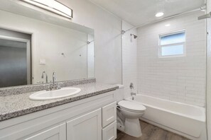 Towels, soap, toilet paper