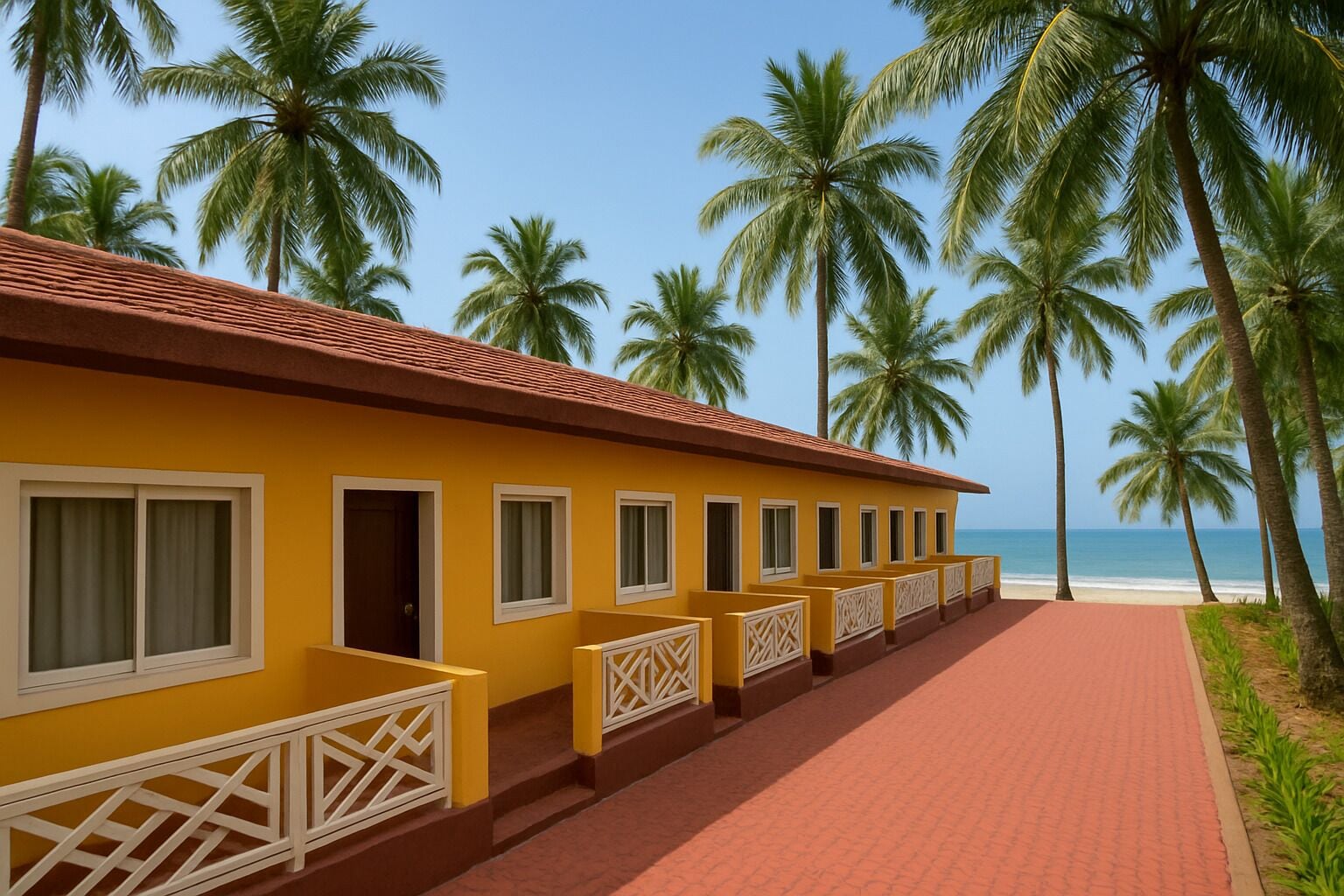 Façade de l’hébergement - soirée/nuit