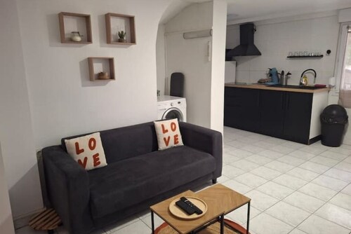 T3 Villa ROMAN-Clim- wifi-Tram-Parking-Terrace